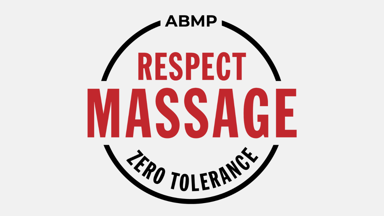 ABMP's Respect Massage circle logo